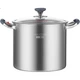 Каструля MAXCOOK супова, нержавіюча сталь 316L, подвійне дно, 24 см, MCT9873 - зображення 1