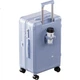 Валіза Reebok Luggage PC Suitcase, багатофункціональна сумка для ручної поклажі, валіза з паролем для подорожей, шкіряний чохол, колір Roland Purple, 20 дюймів - зображення 3