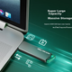 Флеш-накопичувач HIKVISION 128 ГБ USB 3.2 R33 з індикатором роботи, швидкість читання 130 МБ/с, високошвидкісний портативний USB-накопичувач, сумісний з комп'ютерами Huawei для бізнесу, офісу та загального використання - зображення 6