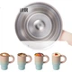 Термокружка LocknLock Straw Desktop Insulated Mug Large Capacity 316 Stainless Steel Ice King Cup LHC4382ORG Orange - 800ML - изображение 3