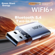 Беспроводная сетевая карта Llano USB, адаптер Bluetooth WIFI6 без установки драйверов, приемник 5.4, двухканальный передатчик Wi-Fi 5G, настольный компьютер, ноутбук, Windows 10/11 - изображение 10