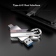 Флеш-накопитель Netac 32 ГБ USB 3.2, скорость чтения 150 МБ/с, металлический корпус US16, двойной интерфейс Type-C, подходит для компьютеров и телефонов, совместим с Android, Apple, HarmonyOS, поддерживает OTG. - изображение 6