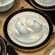 Набор посуды Haoya Jingdezhen керамический, 28 предметов, подарочный - изображение 5