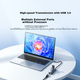 Док-станція розширення SAMZHE Type-C на Gigabit Ethernet, розгалужувач USB 3.0, адаптер мережевого кабелю RJ45 для ноутбука, док-станція розширення для робочого столу Ethernet RHX13-C - изображение 8