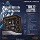 Игровой компьютерный корпус Yingchi Metal Master Dark Knight в цвете Battleship Gray (ATX/поддержка водяного охлаждения 360 мм/вид на океан/быстрая разборка/TYPE-C/корпус для компонентов/организация кабелей) - изображение 7