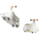 Детский электромобиль Babypods Peanut Ride-On для малышей 1-3 лет, самокат с отсеком для хранения, машинка в форме тыквы, подарок на день рождения или первый год жизни. - изображение 1