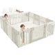 Детский игровой манеж BG-BABYGO Musician Playpen с ковриком для ползания и встроенным защитным ограждением для дома. - зображення 1