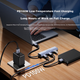 Док-станція Sanze Type-C, USB 3.0 Gigabit Ethernet Hub, адаптер Thunderbolt 4 - HDMI 4K для Apple MacBook/Mac mini DKK6 - зображення 7