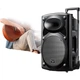 Newmine B12 Square Dance 12-дюймовий зовнішній гучномовець Bluetooth-колесо портативна електрична дерев'яна гітара інструмент для гри в караоке бас-гітара вуличний продавець ріг адаптер - изображение 3