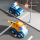 FEELO — конструктор LEGO с крупными деталями, игрушка для мальчиков и девочек, подарок на день рождения, полицейский участок Y42005. - изображение 6