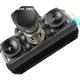 Bluetooth-колонка CLAISON T91 Домашний караоке-комплект с микрофоном для караоке, универсальная колонка для танцев в стиле кантри, мощный портативный сабвуфер для улицы, серый цвет. - изображение 2