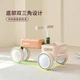 Детский беговел Kidpop для детей 1-3 лет, ходунки на четырех колесах, обучающая игрушка-ходунки, подарок на день рождения, винтажный красный цвет. - изображение 1