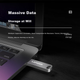 Флеш-накопитель Lenovo 256 ГБ USB 3.2, серия SX1 Speed Core, серебристый цвет, прочный металлический корпус, незаменим для бизнеса и офиса. - изображение 8