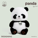 Мягкая игрушка-панда Yimei Doll Giant Panda Plush Panda Pillow Doll Plush — подарок на Новый год или День рождения для девочек. - изображение 1