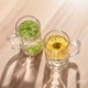 Стаканы CLITON стеклянные с ручками, набор 6шт, для воды/чая/пива - изображение 9