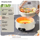 Электрическая мультиварка Royalstar Electric Hot Pot Multi-Functional объемом 4 л с титановым антипригарным покрытием RHG-40M1 рассчитана на 4-6 человек, имеет разборную конструкцию и легко моется. - изображение 4
