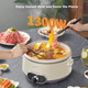 Электрическая мультиварка Royalstar Electric Hot Pot Multi-Functional объемом 4 л с титановым антипригарным покрытием RHG-40M1 рассчитана на 4-6 человек, имеет разборную конструкцию и легко моется. - изображение 7