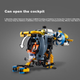 LEGO Technic 42201 Глубоководная исследовательская подводная лодка, игрушка для мальчиков и девочек, подарок на День защиты детей, украшение - изображение 8