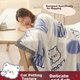 Ковдра Nanjiren Milk Velvet Office Damp Blanket All Season Flannel Condition Blanket 150*200 см - изображение 6