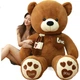 Плюшевая игрушка Hushi Xiaobao Bear, подарок на Рождество, День святого Валентина, день рождения, для девочки, большая плюшевая кукла-мишка 1,4 м, спящая. - зображення 2