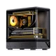 Корпус JONSBO D200 mATX панорамный с поддержкой СЖО 240 мм, цифровым экраном и Type-C Gen2, черный - изображение 8