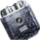 Электробритва Yingqu Mini 11 роторная, 2 головки, два мотора, прозрачный корпус, серая - изображение 3