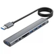 USB-хаб Youlianxing, 9 портів, 2 метри, подовжувач USB 3.0, перетворюється на 3,5 мм роз'єм для навушників та SD-карти, розширювальний концентратор, док-станція-хаб, один-до-хост-хаба для ноутбука, миші та клавіатури - изображение 2