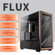 Корпус Antec FLUX для компьютера, стеклянная боковая панель/имитация массива дерева/мощное охлаждение/патентованная технология воздушного потока FLUX/стандартные 5 вентиляторов/двойной 360-градусный вентилятор/E-ATX - изображение 4