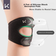 Профессиональный наколенник Keep Patellar Strap для занятий спортом, прыжков со скакалкой, бега и бадминтона. Защита коленного сустава. Комплект из 2 штук. - изображение 5