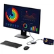 Док-станция расширения SAMZHE Type-C — HDMI, конвертер 4K высокой четкости, адаптер для телефонов и планшетов, док-станция расширения USB 3.0 для ноутбуков, iPad и проекторов мощностью PD100 Вт, DK-Q3. - изображение 3