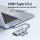 Док-станція розширення Acer Type-C на 6 дюймів, концентратор USB 3.2, передача даних через порт C 3.2, HDMI 60 Гц, підходить для ноутбуків, iPad, адаптерів-конвертерів Huawei. - зображення 5