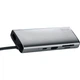 Док-станция расширения Lenovo Type-C, разветвитель USB-концентратора, удлинительный кабель, USB-концентратор, адаптер HDMI, док-станция расширения с устройством чтения SD/TF-карт, док-станция расширения PD100W, BY08-H (металлический корпус) - изображение 3