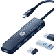 Багатопортовий концентратор HP Type-C – USB 3.0, високошвидкісна 4-портова док-станція для ноутбука, мультиадаптерний подовжувач - изображение 2
