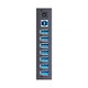 Хаб USB3.0 SIPOLAR 7-портовий промисловий A-173 1м з блоком живлення - зображення 2