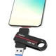 Флеш-накопитель Netac 256 ГБ Type-C USB 3.2 US18 Pearl Nickel с двойным интерфейсом для мобильных устройств и ПК - изображение 3