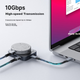 Магнітна док-станція Hagibis, адаптер-концентратор Type-C, USB-C конвертер, розгалужувач HUB, сумісна з iPhone 17/16 Pro, телефонами, планшетами, ноутбуками, аксесуарами для MacBook. - зображення 4