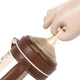 Пляшечка Beingmate Baby Flip-top Anti-Colic з трубочкою PPSU та гравітаційною кулькою 240 мл Коричневий - зображення 2