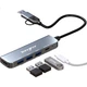 Док-станция расширения Tengfei USB TYPEC Two-In, конвертер телефона в HDMI, концентратор, внешняя видеокарта для ноутбука, проектор, адаптер для компьютера и телевизора, кабель для зеркального отображения экрана. - изображение 1
