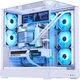 Игровой корпус APNX V2 белого цвета с морским дизайном, огромный объем 71 л, поддержка материнских плат ATX, трехстороннее остекление, быстросъемные крепления, трехсторонняя система водяного охлаждения 360 мм, стандартная конфигурация с портом Type-C. - изображение 2