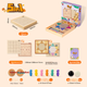 Набор магнитных настольных игр Deli YW218: шахматы, лудо, го, 5 дюймов - изображение 5