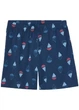 Костюм Pepperts літній комплект / піжама футболка, шорти дитячий на хлопчика принт Корабель 134-140 см (9-10 років) синій - изображение 4