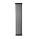 Вертикальний трубчастий радіатор Warmwell Column 3 1800×380 чорний (CL318038MB) - изображение 1