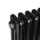 Вертикальний трубчастий радіатор Warmwell Column 3 1800×380 чорний (CL318038MB) - изображение 3