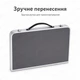 Туристический складной алюминиевый мини стол 60×40×25,5 см компактный легкий для кемпинга пикника палатки и путешествий ультракомпактное хранение и перевозка - изображение 8