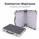 Туристический складной алюминиевый мини стол 60×40×25,5 см компактный легкий для кемпинга пикника палатки и путешествий ультракомпактное хранение и перевозка - изображение 9