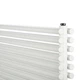 Трубчастий радіатор Betatherm Praktikum 425x1200 горизонтальний RAL9016М - изображение 3