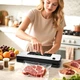 Вакуумный упаковщик для пищевых продуктов Vacuum Sealer 120 Вт домашний автоматический вакууматор - изображение 4