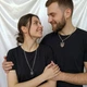 Парні ланцюжки з гербом України "Family Look" — для нього і для неї - изображение 1