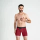 Мужские анатомические боксеры Anatomic Long 2.0 Light Black Series бордовые хлопковые удлиненные с карманом и сеткой удлиненные мужские трусы предотвращающие натирание для спорта и повседневной носки удобные дышащие с внутренним карманом 3XL - изображение 3