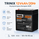 Аккумуляторная батарея TRINIX 12V4Ah/20Hr свинцово-кислотный F2 Черный - изображение 2